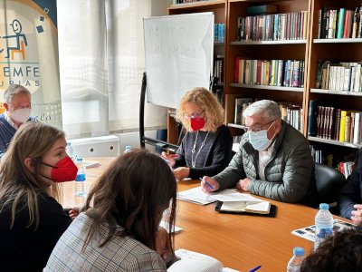 Un momento de la reunión