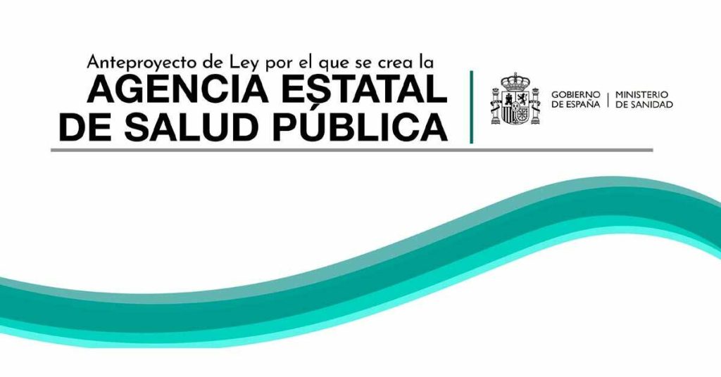 Cartel que muestra Agencia Estatal de Salud Pública